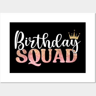 Birthday Squad Women Posters and Art